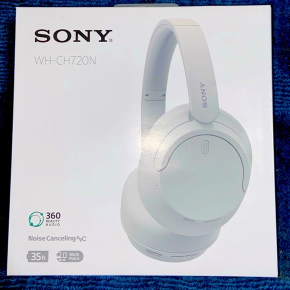 SONY WH-CH720N NOISE CANCELLING HEADPHONES - Picture 1 of 3
